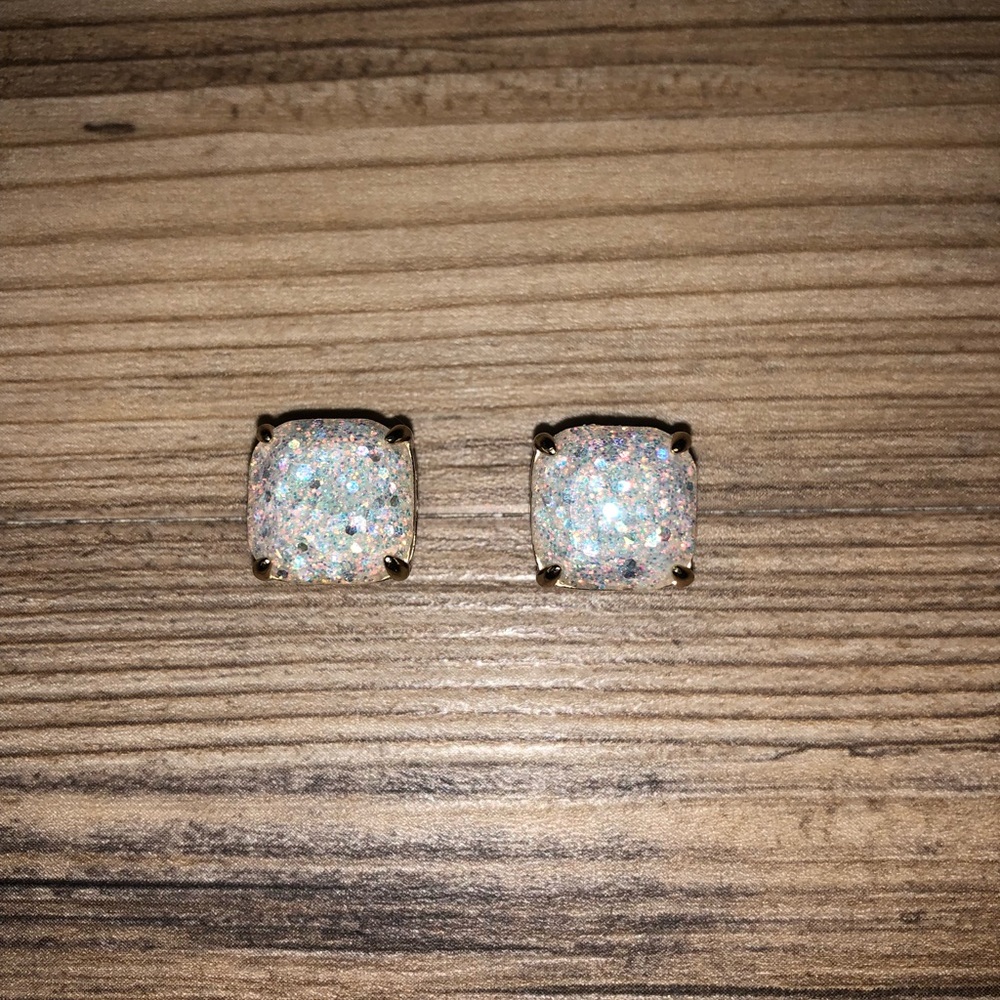Kate Spade Opal & Gold Stud Earrings